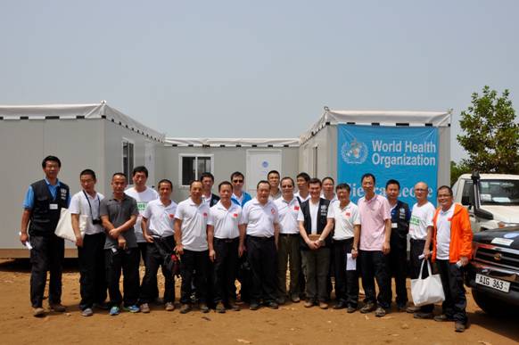 援塞抗疫前方工作组访问WHO驻Port Loko 地区埃博拉应急现场办公室.JPG